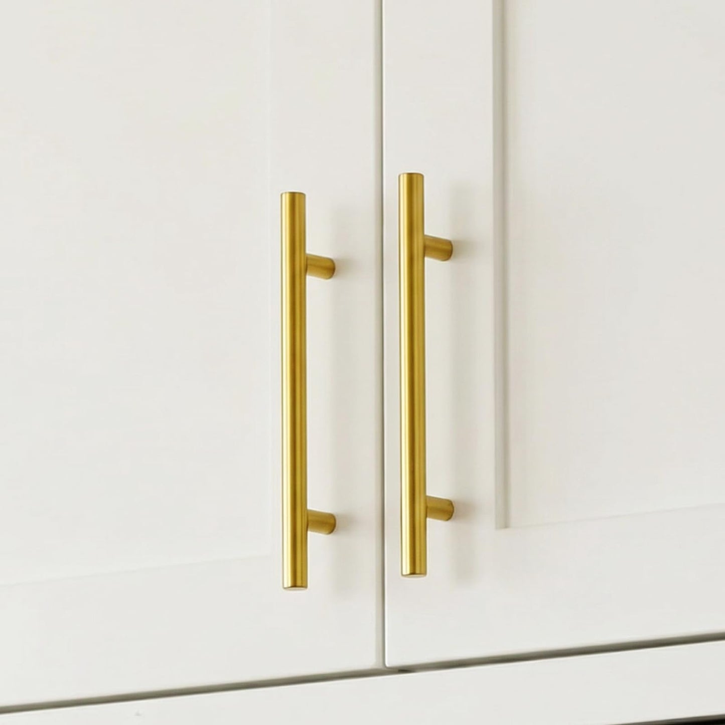 goldenwarm 30 Pack Gold Cabinet Pulls 96mm 3-3/4in Hole Cente Drawer Handles Brushed Gold Drawer Pulls Kitchen Cupboard Handles Cabinet Door Handles Kitchen Cabinet Hardware