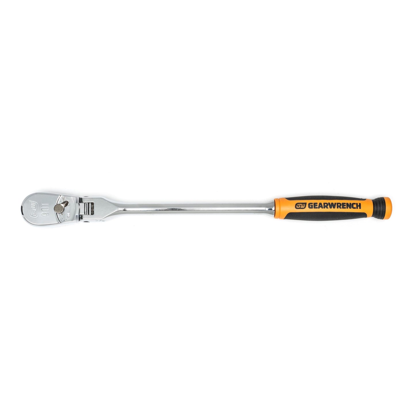 GEARWRENCH 3/8" Drive 90 Tooth Cushion Grip Flex Teardrop Ratchet, 81210T