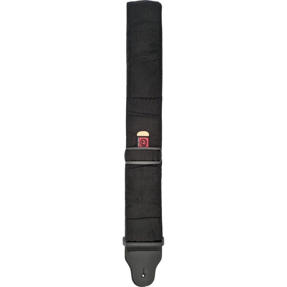 Planet Waves 74T000 3" Wide Bass Guitar Strap with Internal Pad - Black