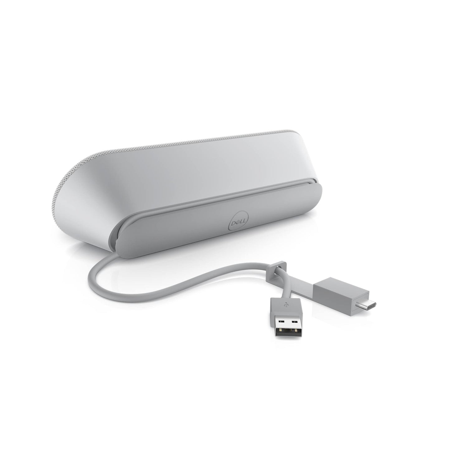 Dell Speakerphone – SP3022 - USB-A, and USB-C (via USB-A to USB-C Adapter) - Volume, Microphone on/Mute Switch, Status Indicator, Answer/end, Microsoft Teams Certified, Zoom Certified