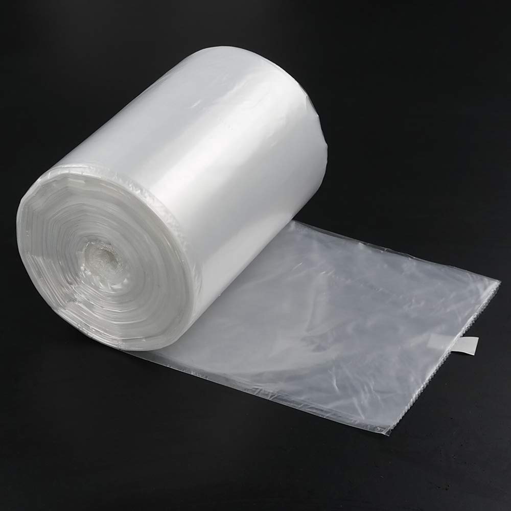 Yubine 8 Gallon Clear Trash Bags, Kitchen Garbage Bags, 2 Rolls/220 Counts