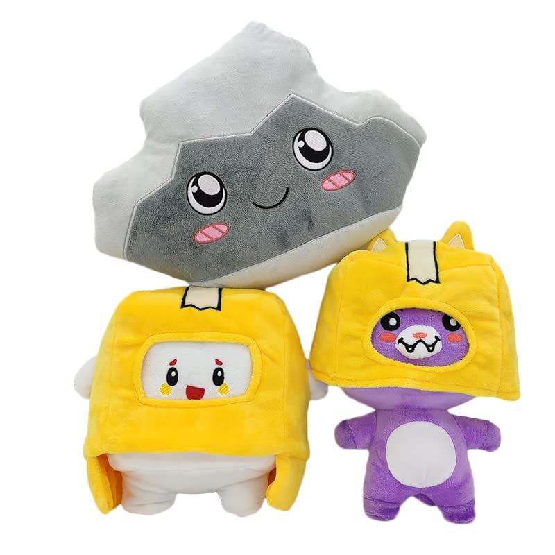 3Pcs Boxy and Foxy and Rocky Anime Soft Toy, Removable Figure Toys Stuffed Doll for Kids and Fans,The Best Choice for Christmas Birthday Halloween