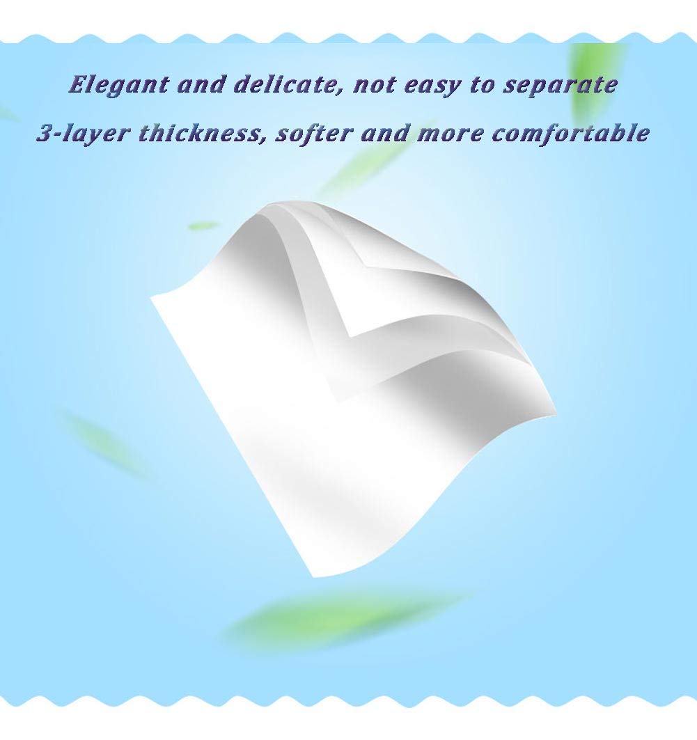 Car Tissue Refill, Disposable Facial Tissues, Disposable Face Towel, Facial Tissues Travel Size Pack for Car or Purse, 16 Packets, 480 Sheets, Soft and Comfortable