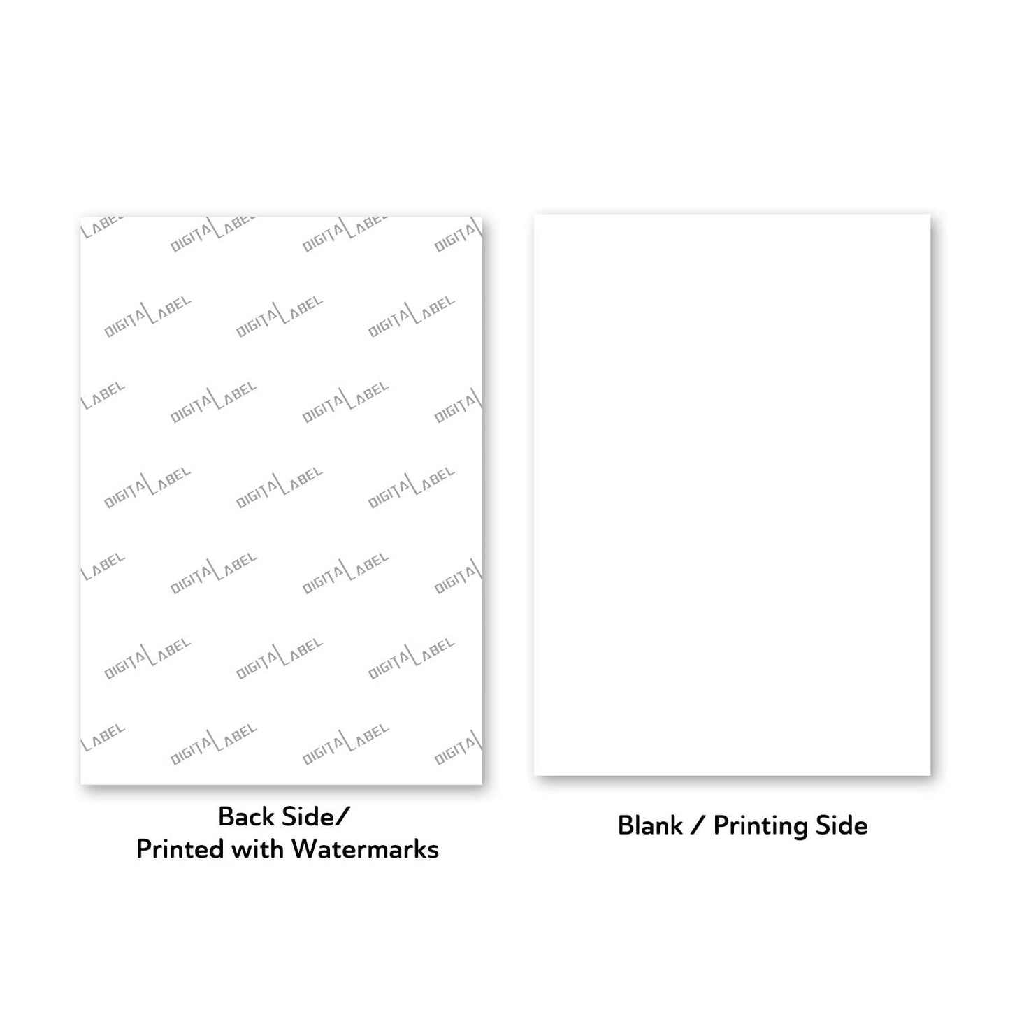 Koala Clear Sticker Paper for Inkjet Printer - Waterproof Clear Printable Vinyl Sticker Paper - 8.5x11 Inch 50 Sheets Transparent Glossy Sticker Paper for DIY Personalized Stickers, Labels, Decals
