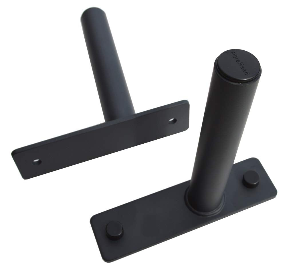 FibreHead FH-4WH Flush Wheel hangers set - Wall mount tire rack alternative Grey 4pack