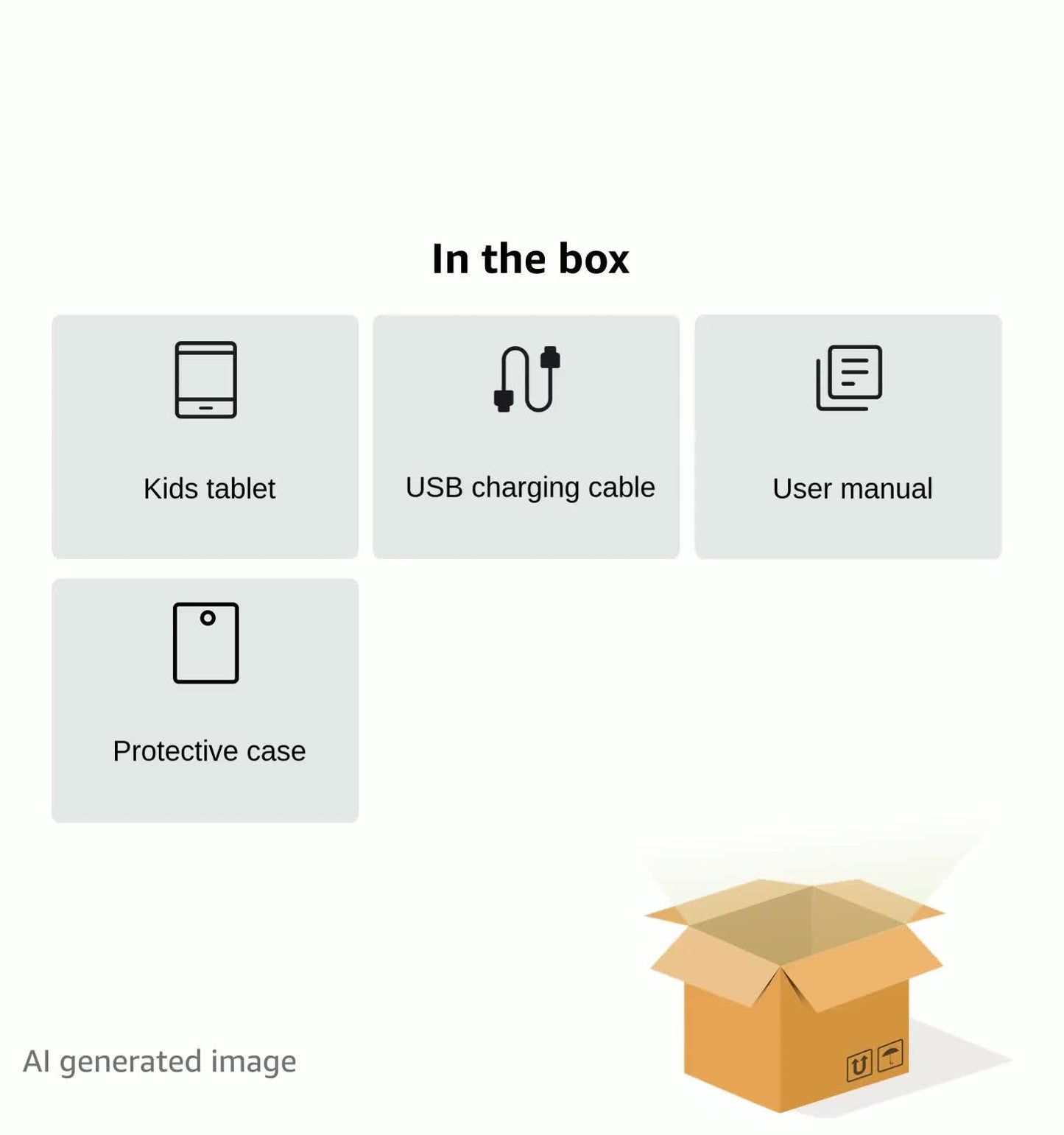 Ascrecem Kids Tablet Android 7 inch Toddler Tablet for Kids with WiFi Dual Camera Parental Control 32GB ROM 128GB Expand Children's Tablets with Kid Software Educational Games Ages 3 to 14 Years(Blue)