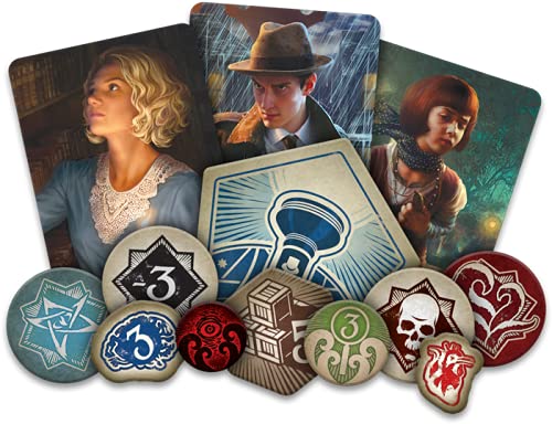 Arkham Horror: The Card Game: Revised Core Set - Horror Game - Mystery Game - Cooperative Card Games - Adults and Teens Ages 14+ - 1-4 Players - Avg. Playtime 1-2 Hours - Made by Fantasy Flight Games