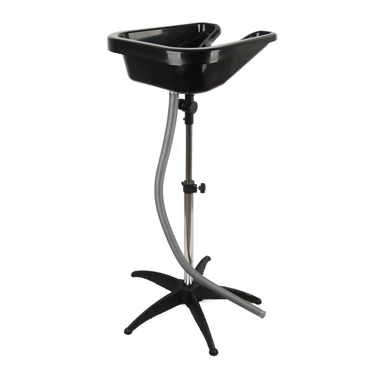Wash Basin Plastic Shampoo Sink Salon Hairdressing Washing Portable Hair Treatment Barber Tools Height Adjustable with Drain Hose