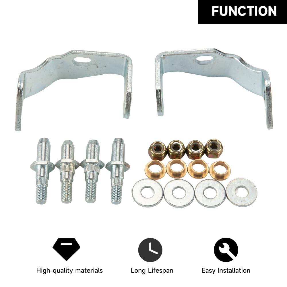 Front Left and Right Side Door Hinge Pin and Bushing Kit - Compatible for Chevrolet Silverado Suburban Avalanche Tahoe for GMC Sierra Yukon - Replace Part 6038457