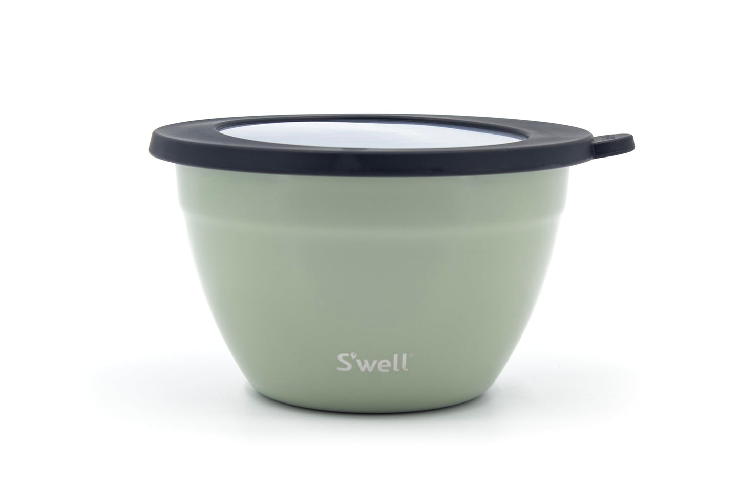 S’Well - Stainless Steel Salad Bowl Kit, Leakproof Lunch Bowl with Removable Tray and 2 oz Mini Canister, Meal Prep Food Container & Dishwasher Safe (64 oz, Mountain Sage)