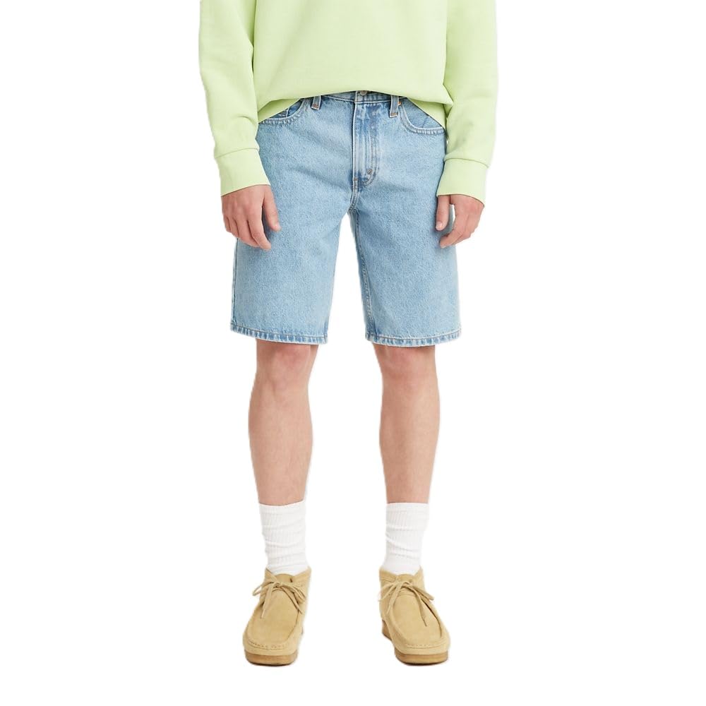 Levi's Men's 405 Standard Fit Shorts (Also Available in Big & Tall), Light Score - Light Indigo, 33