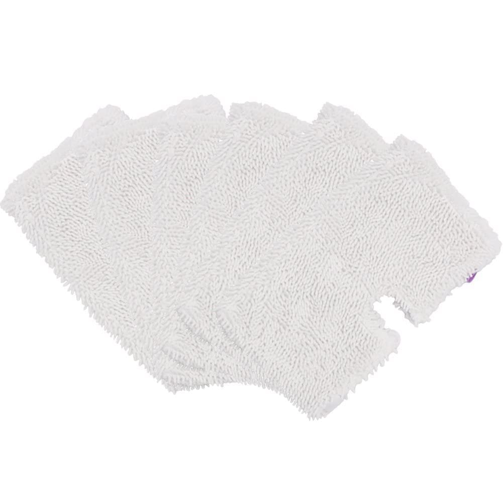 Fushing 6Pcs Steam Mop Pads, Washable Microfiber Cleaning Steamer Replacement Pads for Shark Steam Mop S3501 S3601 S2902 S3901 S3550 S3601D S3801 S3801CO SE450 S2901