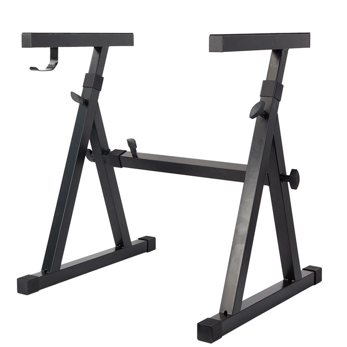 Duramex (TM) Heavy Duty Z-Style Keyboard Stand with 23.6-35.4"/60-90cm Adjustable Height and 23.2-40.6"/59-103cm Adjustable Width Fits 54-88 Key Electric Pianos