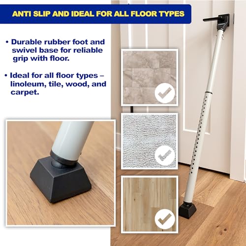 Brinks 675-83001 Heavy Duty Dual Function Door Security Bar