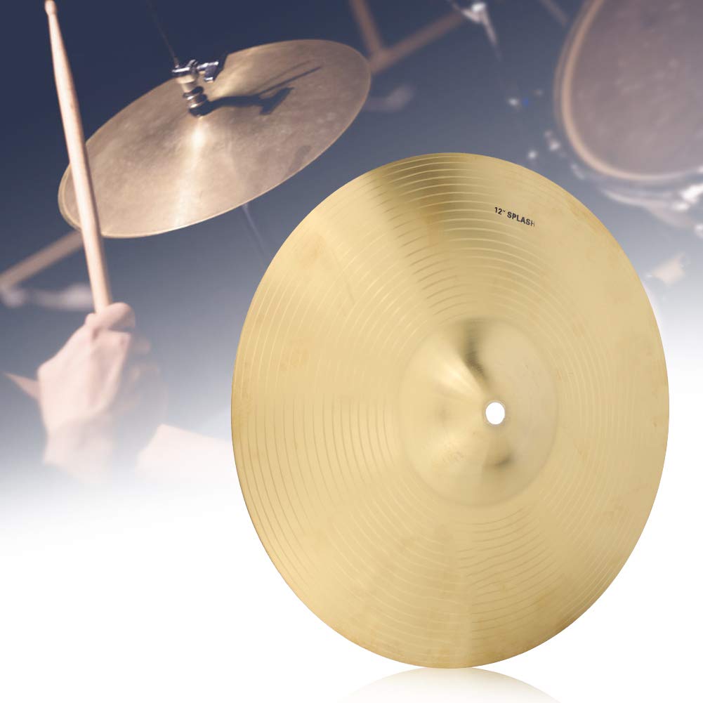 12 inch Crash Cymbal Brass Cymbal Musical Instrument Accessory for Drum Set