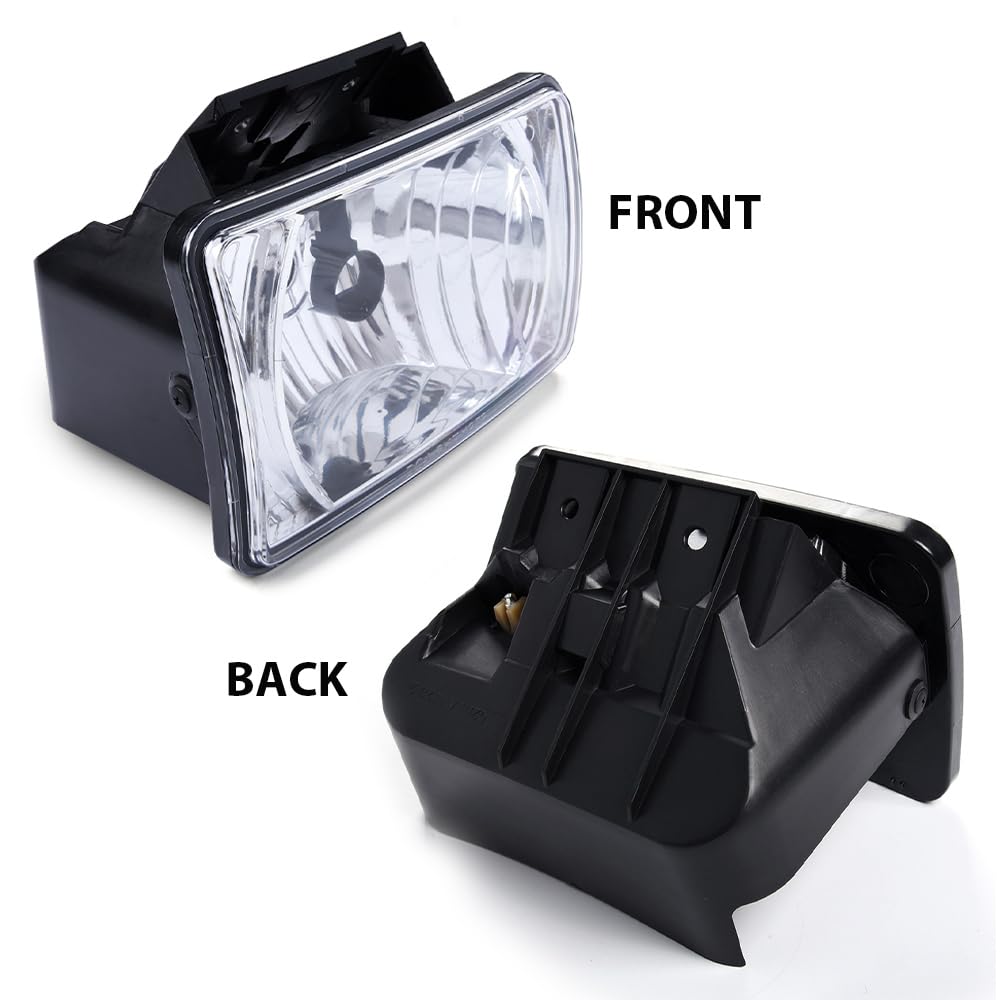 PIT66 Front Bumper Fog Lights Compatible with 2003-2006 Chevy Silverado 1500 2500 3500/2007 Classic /2002-2006 Avalanche Without Body Cladding Replace Driving Lamps Assembly