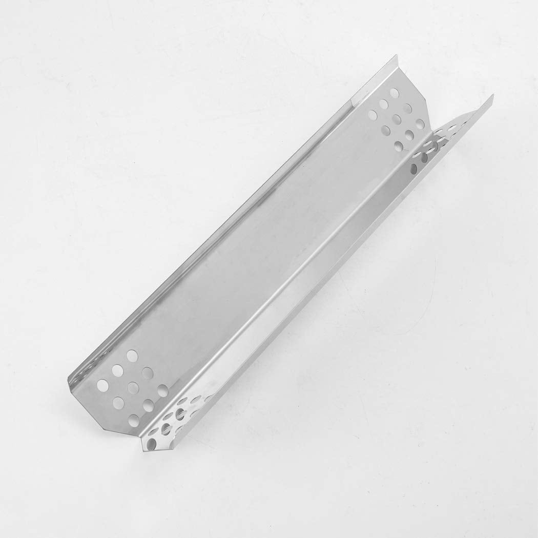 BBQSAVIOR SP39 BBQ Parts Heat Plate for Master Forge 1010048 Gas Grill, Stainless Steel Heat Shield Heat Tent Burner Cover Flame Tamer, 15 1/8 inch, 4-Pack