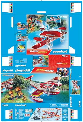Playmobil Firefighting Sea Plane with extinguishing Function