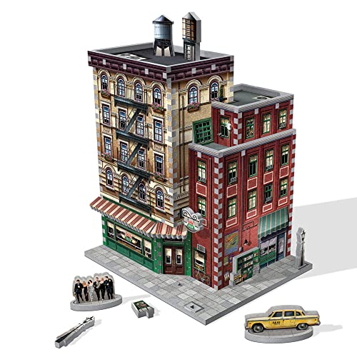 Wrebbit3D Friends 3D Puzzle Model of Central Perk | 440 Real Jigsaw Puzzle Pieces | Build The Iconic Cafe from The Hit TV Series