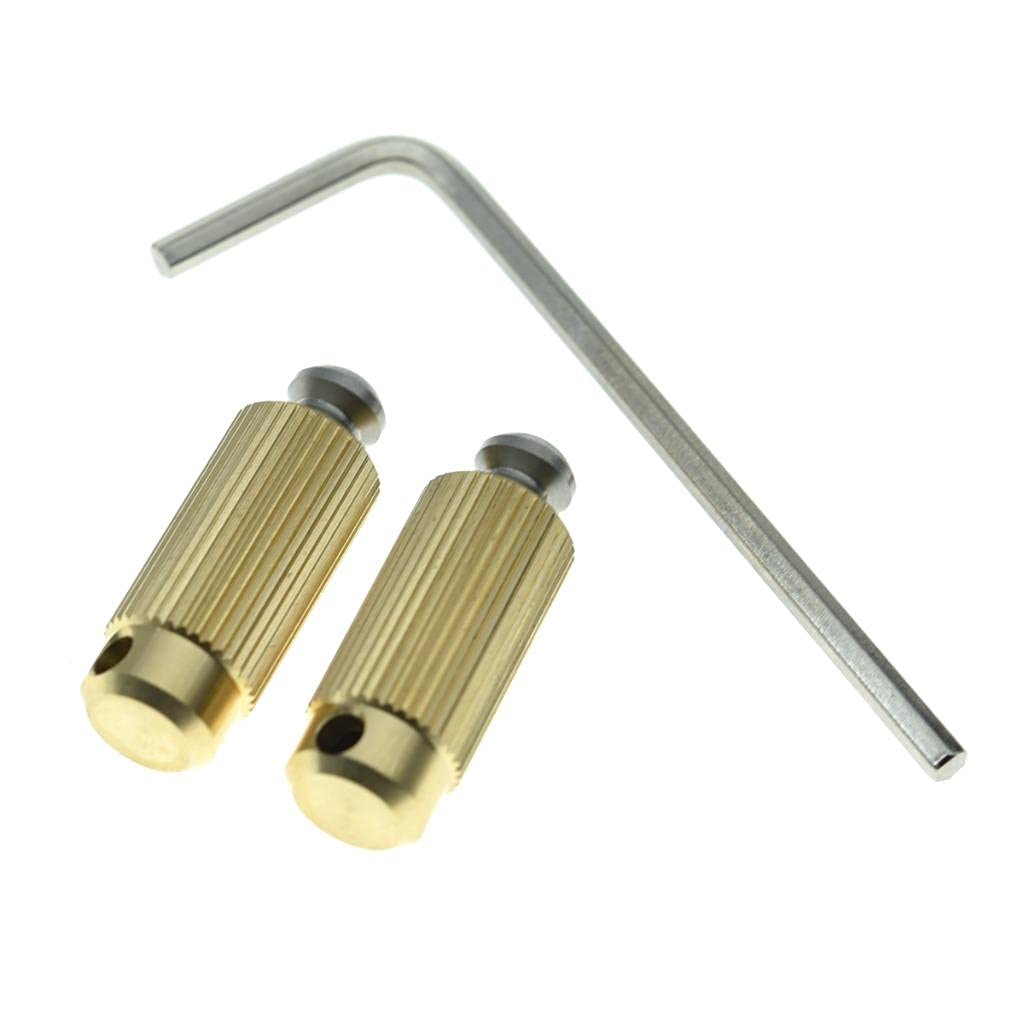KAISH Steel and Brass Tremolo Bridge Studs & Anchors Bridge Posts for Gotoh FR Tremolo System 510TS