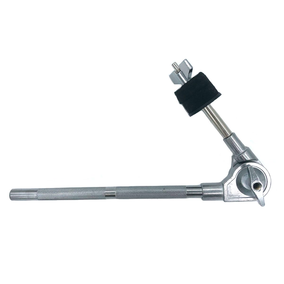 TUOREN Cymbal Boom Arm Holder Attachment 10.2 inch Percussion Straight Cymbal Arm Adjustable Cymbal Mount Arm Cymbal Extension Mounting Attachment for Cymbal Stand Drum Set Hardware Accessories