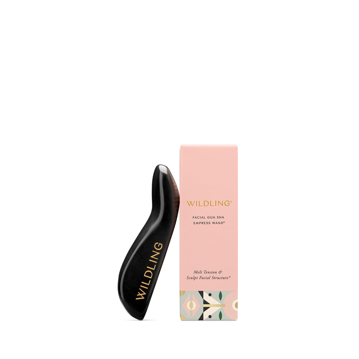 Wildling Empress Wand | Facial Massage Wand I Designed to Sculpt Jawline + Relieve Tension in The Face, Jaw, Neck + Shoulders I 100% Authentic Bian Stone