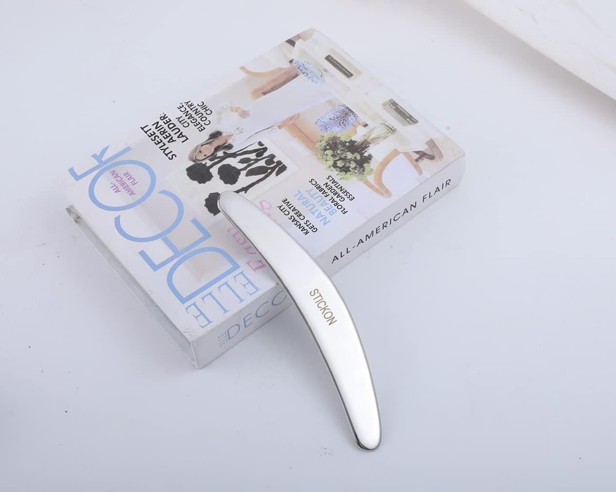 STICKON Medical Grade Stainless Steel Gua Sha Set 5pcs Scraping Massage Tool IASTM tools for Soft Tissue Therapy and Reduce Legs, Back, Arms,Neck,Shoulder Muscle Pain pitao06