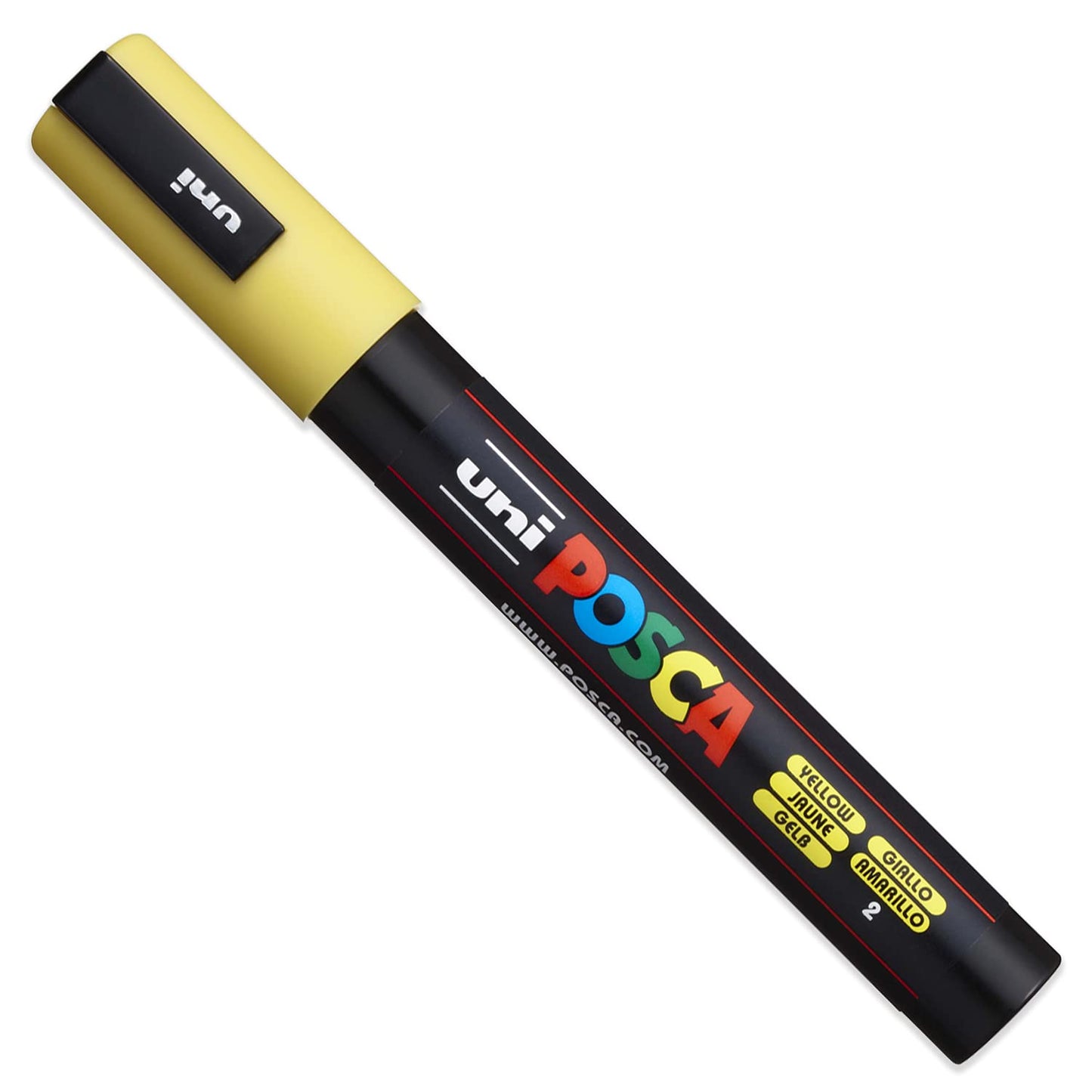 Posca - PC-5M Paint Marker Art Pens - 1.8-2.5mm Nib - Spectrum (A) Set of 8 Colours in Plastic Wallet