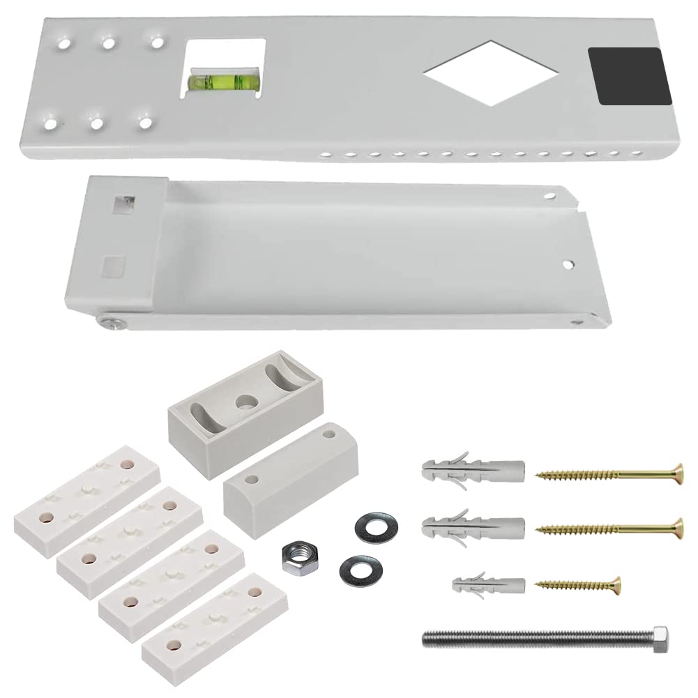 Window Air Conditioner Support Bracket,Relieves Weight Stress On The Window Frame A/C Safe Support Bracket Installs from Inside the House Built-in Bubble Level Window AC Mount Bracket up to 85lb