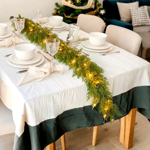 6 Ft Cedar Garland 2pcs (NO Lights)