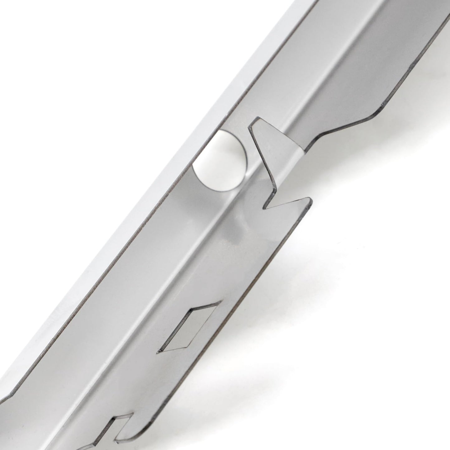 Criditpid 21 11/16" Stainless Steel BBQ Cross-Over Burner Replacement Parts for Broil King 9221-64, 9221-67, 9225-67, 9221-57, 9561-64, 9225-64, 9221-54 Models.