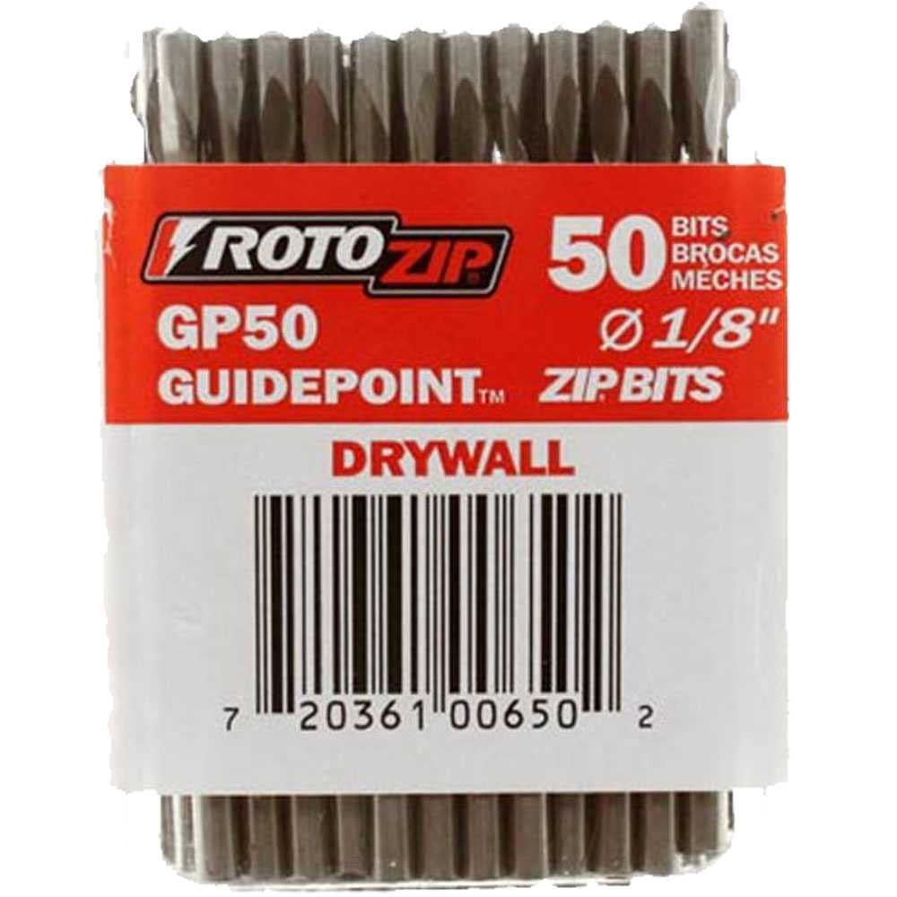 Rotozip GP50 Guide Point Bit-Pack