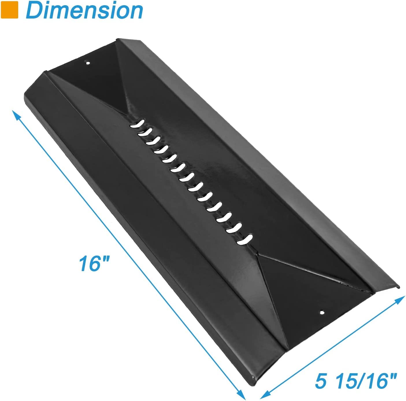 Burners and Heat Plates for Centro G41501 G41503 G50201 G50202 G50203 G50204 G50205 G50206 G50207,Cuisinart CGG-200 CGG-220 CGG-240 G51213 G51214 G51215 G51216 Gas Grill,15-1/2" Burner &16" Heat Tent