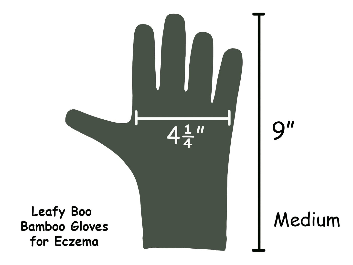 Bamboo Gloves for Eczema, Black, Small, Women, Dry Hands, Overnight Moisturizing Gloves, 3 Pairs