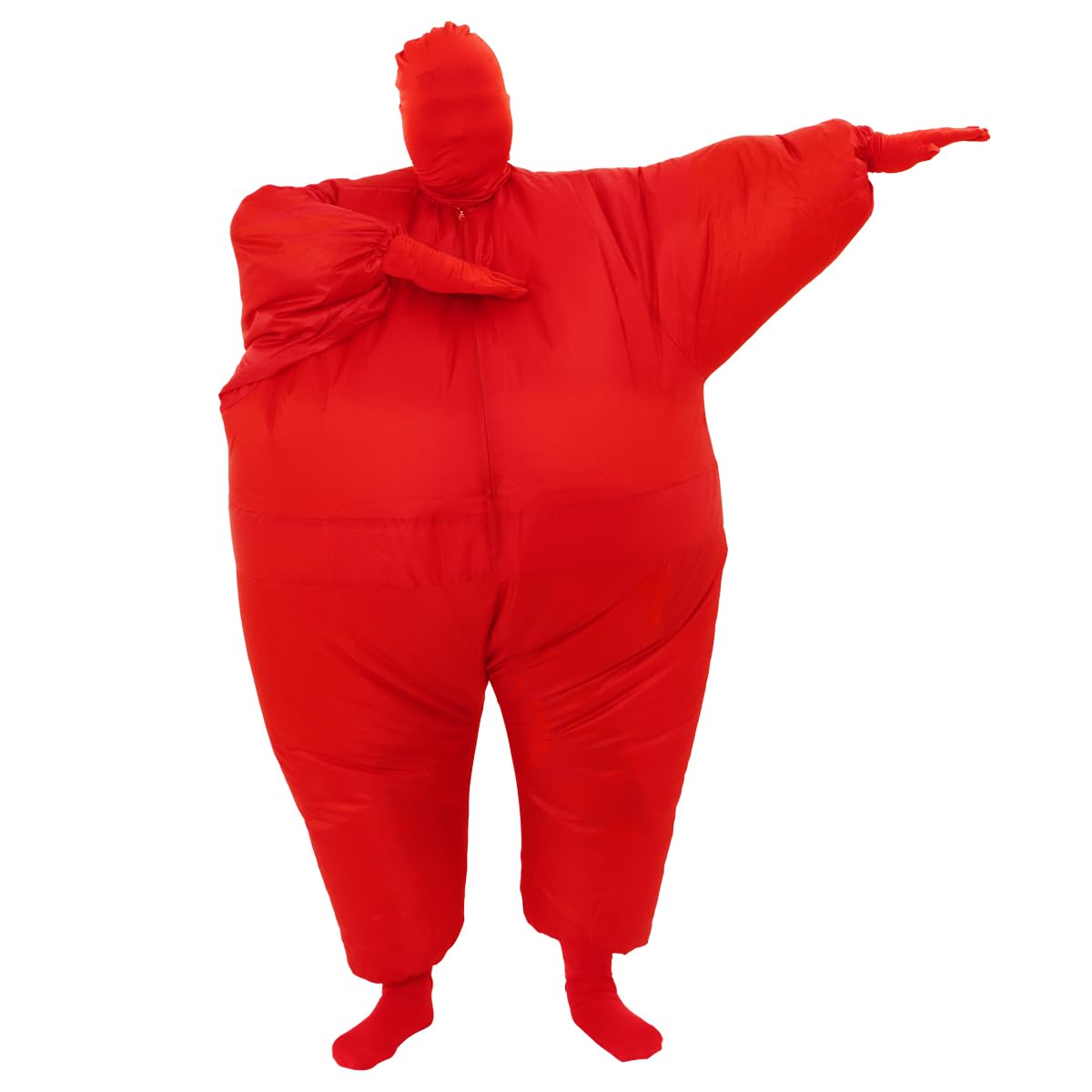 RHYTHMARTS Inflatable Costume Full Body Suit Funny Fancy Dress Cosplay Clothes Party Toy Gift (Red)