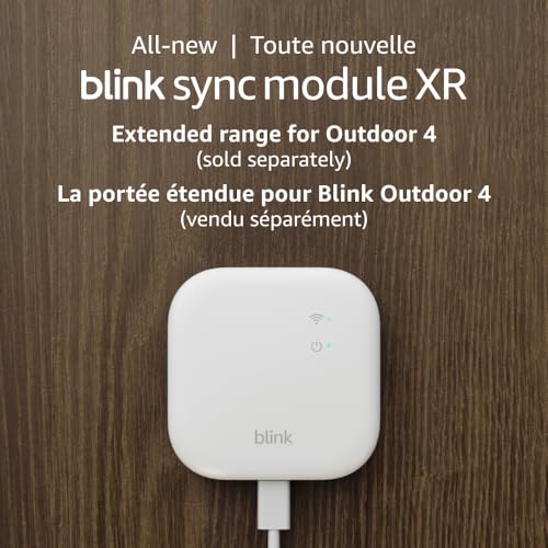 Blink Sync Module XR (newest model) — System hub for all Blink devices, go up to 400 feet from your home with extended range for Outdoor 4