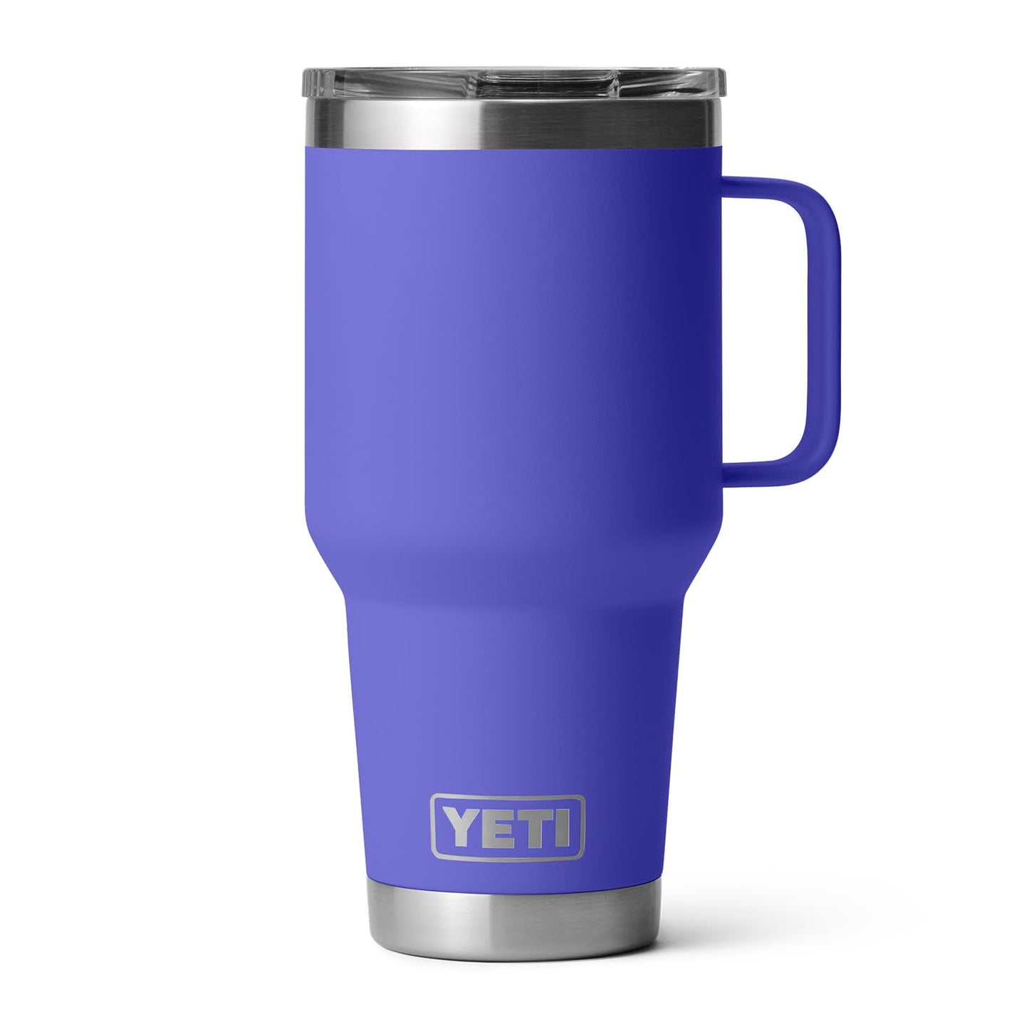YETI Rambler 30 oz Travel Mug, Stainless Steel, Vacuum Insulated with Stronghold Lid, Ultramarine Violet