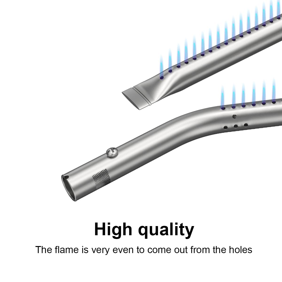 Grill Burner and Heat Plate for Centro G41501, G41503, G50201, G50202, G50203, G50204, G50205, G50206, G50207 Cuisinart G51213, G51214, G51215, G51216,or CGG-200, CGG-220, CGG-240 Gas Grills