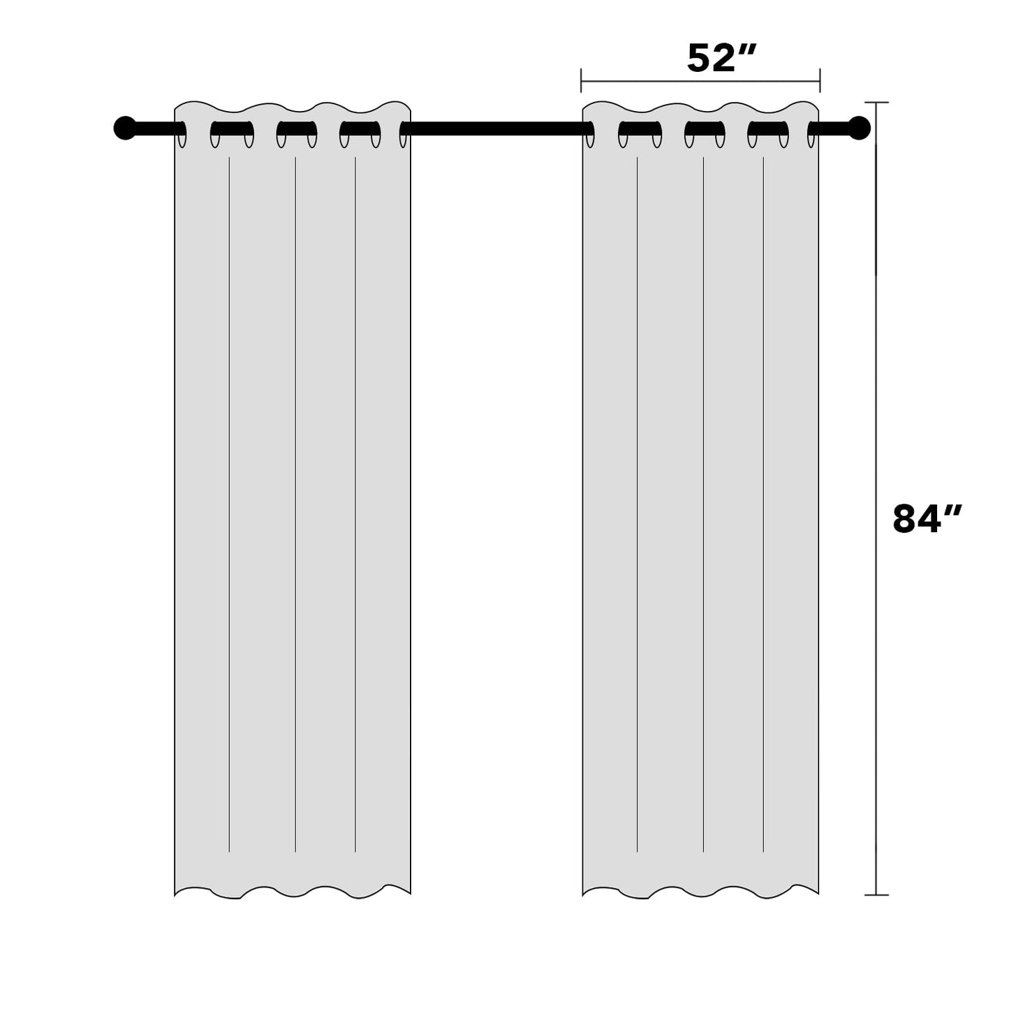 PrinceDeco Natural Linen Curtains 100% Blackout Linen Curtains for Bedroom Full Blackout Curtains 84 Inches Long Living Room Thermal Insulated Light Blocking Curtain Drapes White Backing, 2 Panels
