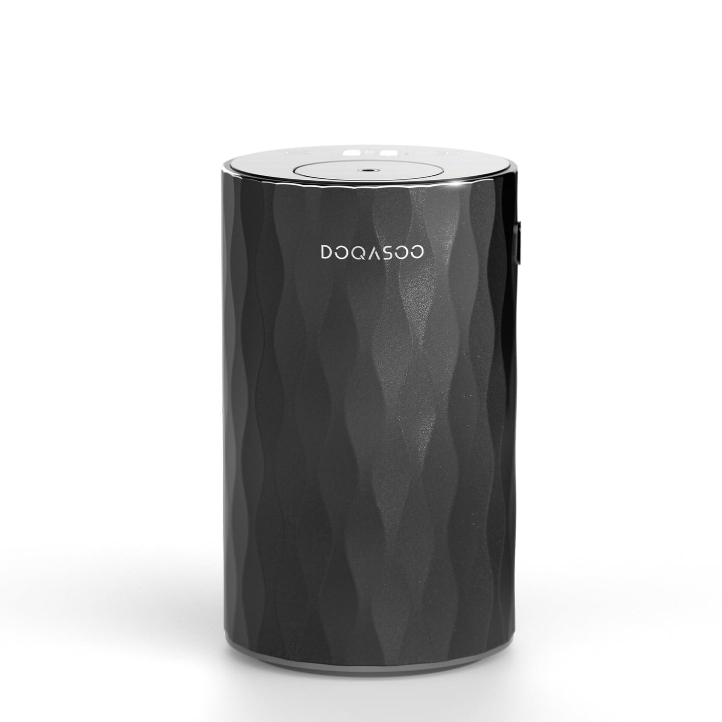 DOQASOO Waterless Diffuser for Essential Oils - Aluminum Metal Texture, 96H Cordless Nebulizer with Timer & 4 Mist Levels, Portable Aromatherapy for Home Room and Car