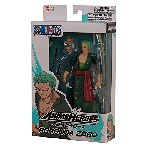 Bandai - Anime Heroes - One Piece - Zoro Action Figure (36932)
