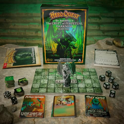 Avalon Hill HeroQuest Joe Manganiello’s The Crypt of Perpetual Darkness Quest Pack | Ages 14+ | 2 to 5 Players