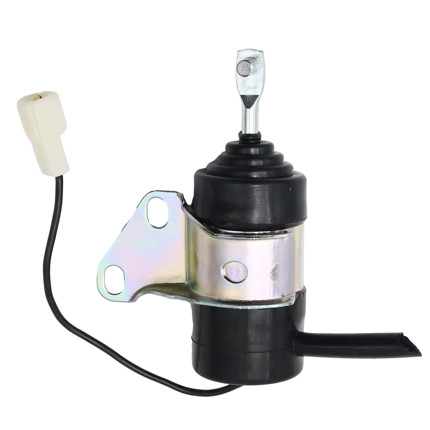 DUZFOREI 12V Fuel Shut Off Solenoid 16851-60014 16851-60010 Stop Solenoid Compatible Replacement for Kubota Mower ZD18 ZD21 ZD221 ZD323 D722 Engine