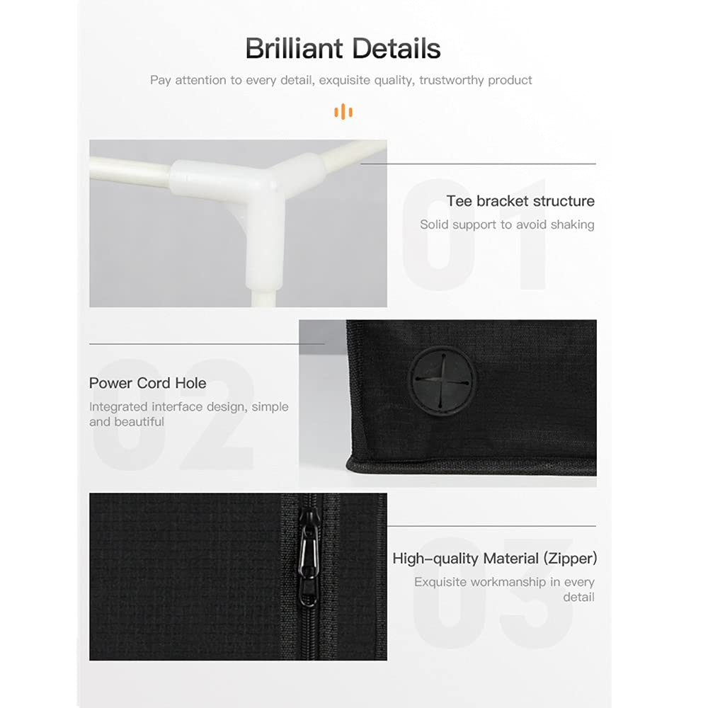 Creality Enclosure 3D Printer Series Enclosure Fireproof and Dustproof Tent Constant Temperature Protective Cover Room for Creality Ender 3V2/Ender 3Pro/Ender 3 3D Printer