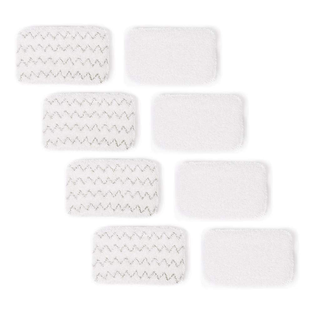 Bonus Life Steam Mop Pads 8 Pack Compatible with Bissell Symphony Steam Mop 1252 1606670 1543 1652 1132M 1530 11326 Hard Floor Vacuum Steam Cleaner Series