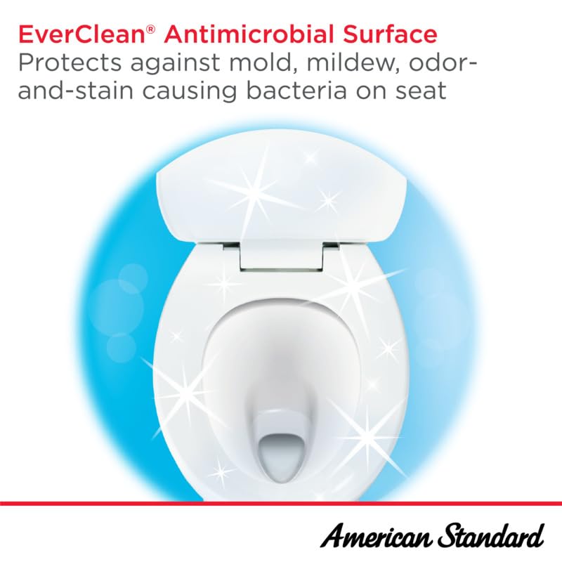 American Standard 5025A65G.020 TELESCOPING EL Luxury SEAT WHT, White