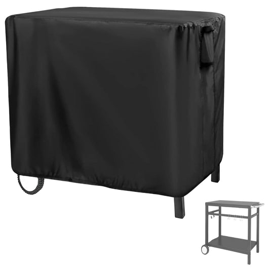 Ancadar Prep Table Cover for Keter Unity Portable Table, Outdoor BBQ Cart Cover Buffet Grill Table Cover Bar Tool Cart Cover Cooler Covers Waterproof (40inch)