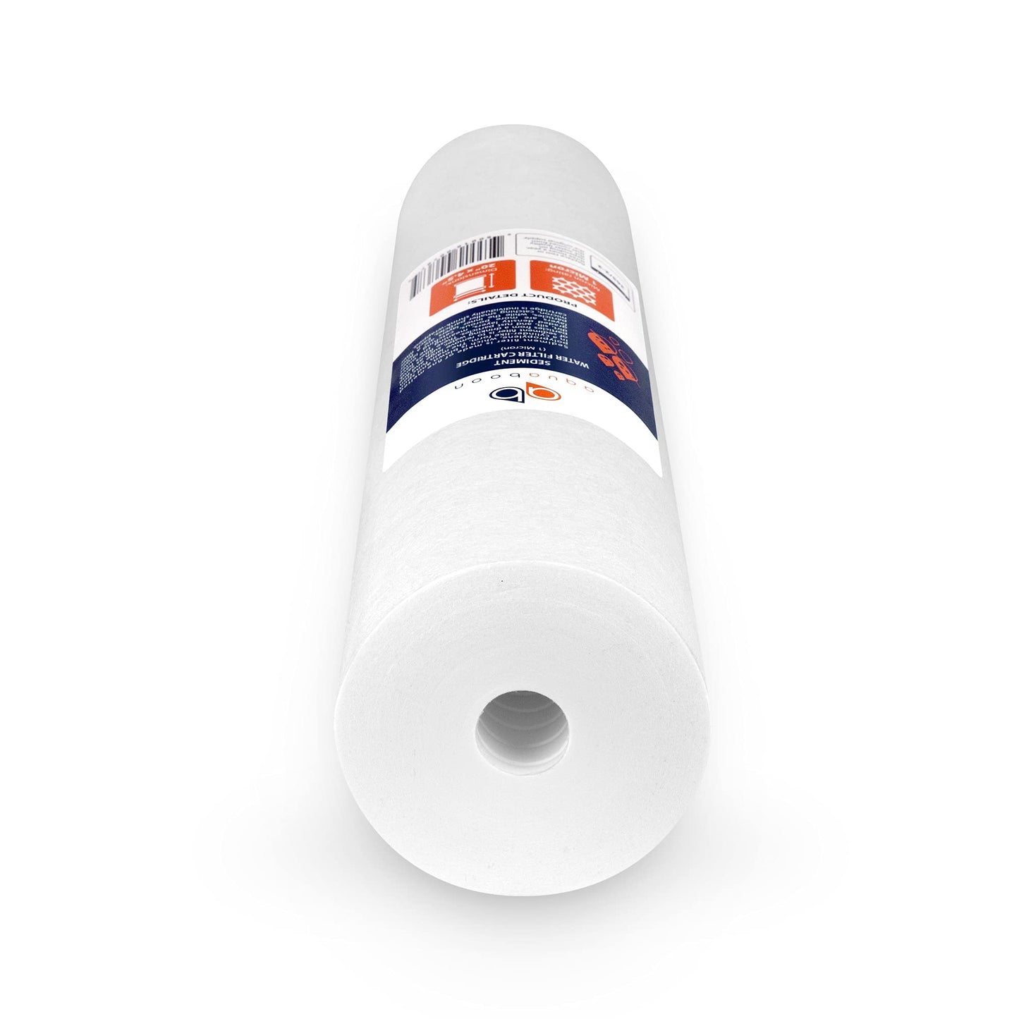 Aquaboon 1 Micron Well Water Filter Replacement 20 x 4.5 Whole House Sediment Filter Cartridge Compatible with DGD-5005-20, FP25B, AP810-2, 2-Pack