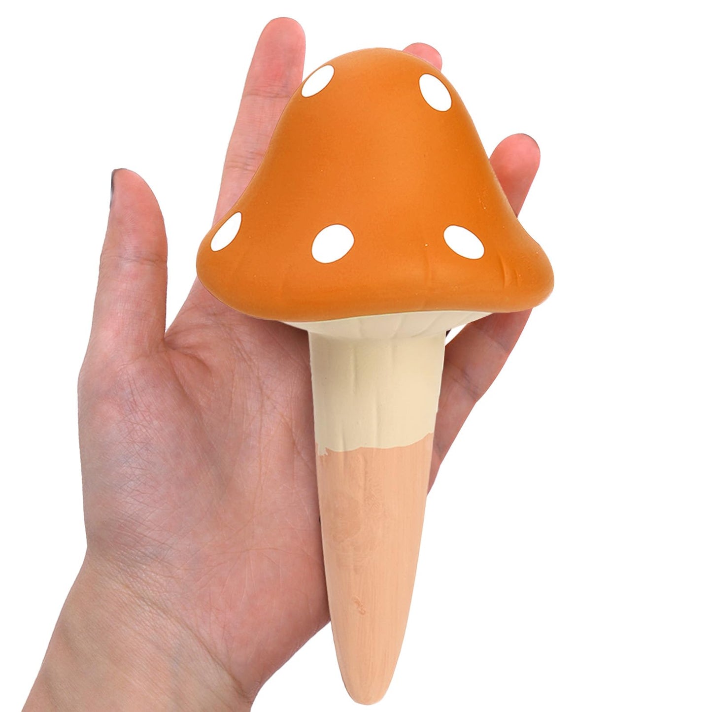 Peohud 8 Pack Self Watering Spikes Mushroom Shaped, Terracotta Plant Watering Globes, Cute Watering Device, Automatic Plant Watering Bulbs for Indoor Outdoor Potted Plants, Colorful Irrigation Spikes