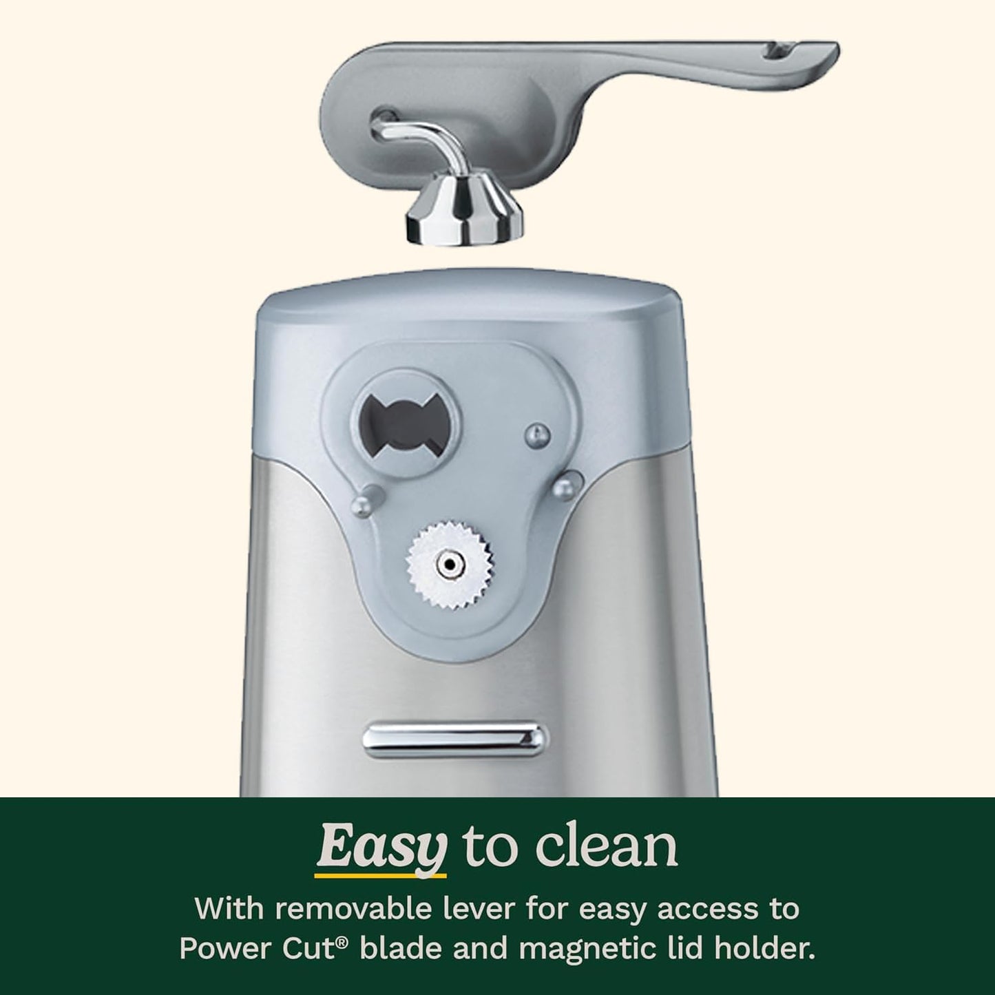 Cuisinart Deluxe Electric Can Opener, Opens Any Size Can, Stainless Steel (SCO-60C)